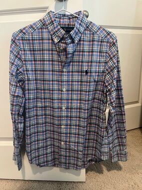 Polo by Ralph Lauren Multicolor Blue Plaid Button-Up Shirt